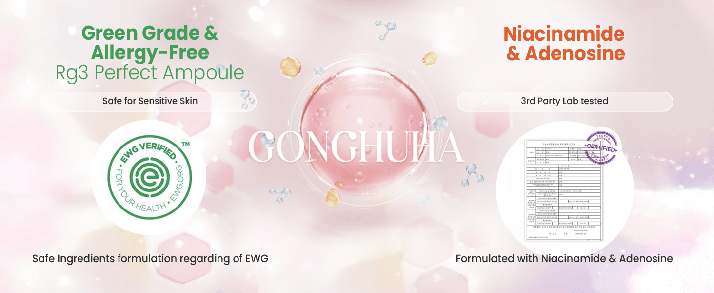 Key Benefits of GONGHUHA RG3 Perfect Ampoule