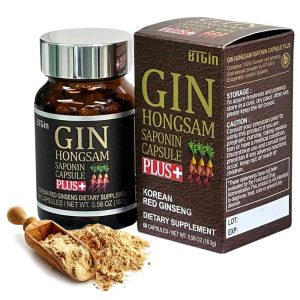 Korean Red Ginseng [Gin HONGSAM] 60 Capsules