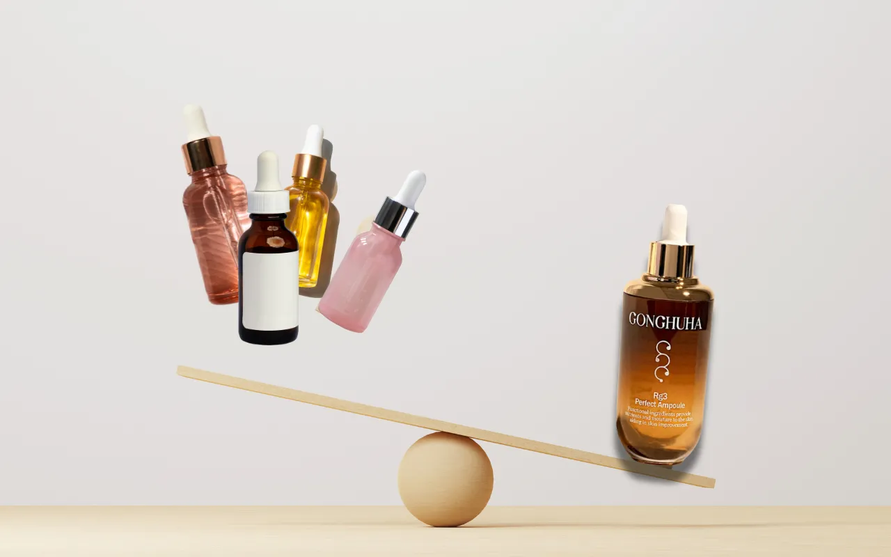 So Sánh: GONGHUHA Rg3 Perfect Ampoule Và Các Sản Phẩm Dưỡng Trắng Cao Cấp Khác