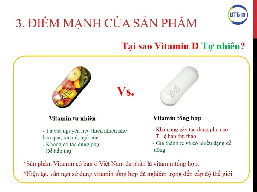 Hồng Sâm Baby Vita Ginseng Kids 2025 13 So sánh Vitamin D trong Hồng Sâm Baby Vita Ginseng Kids 2025 với Vitamin