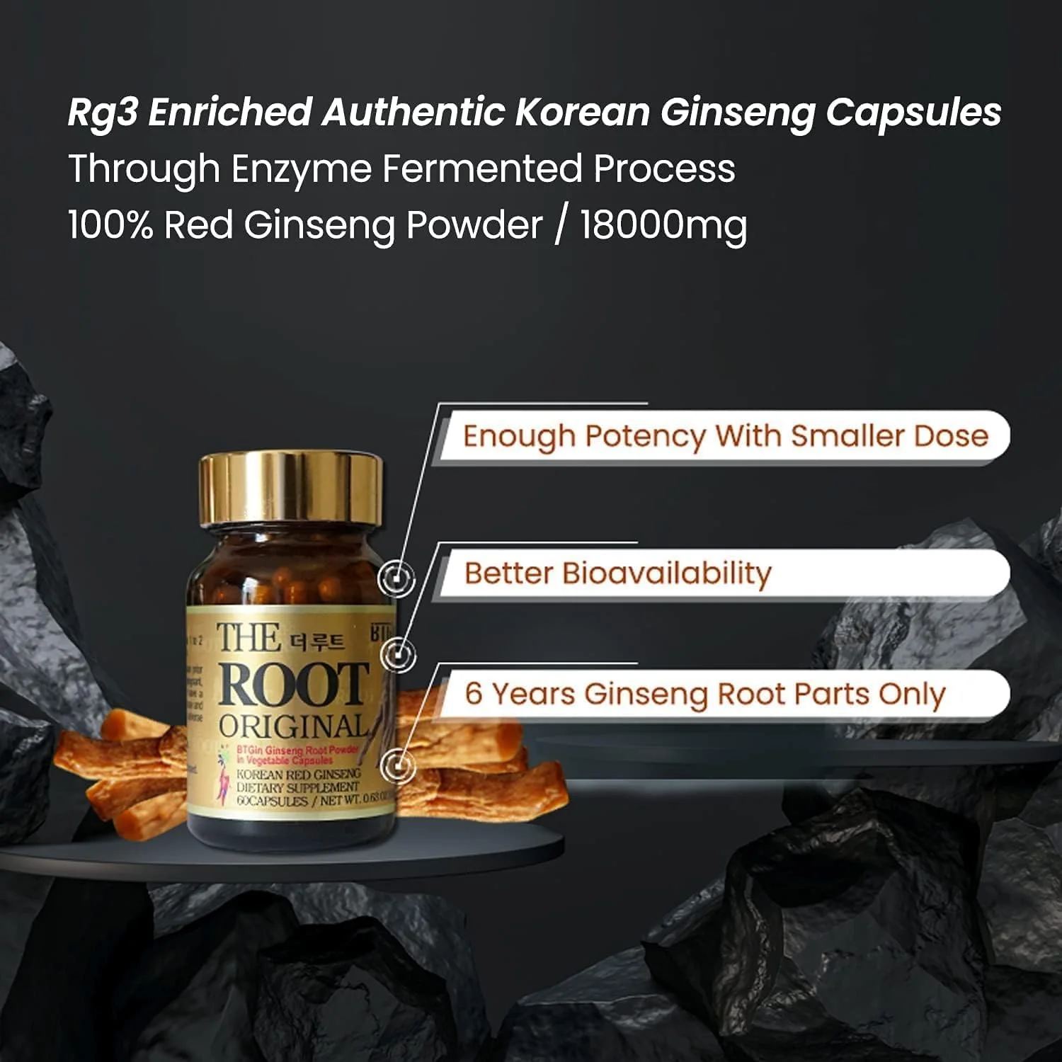 Viên Hồng Sâm The Root Rg3 10 Viên Hồng Sâm The Root Rg3 chiết xuất Hồng Sâm