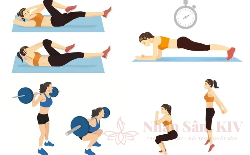 Các bài tập thể chất nhẹ nhàng