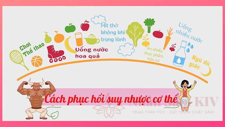 Cách phục hồi suy nhược cơ thể