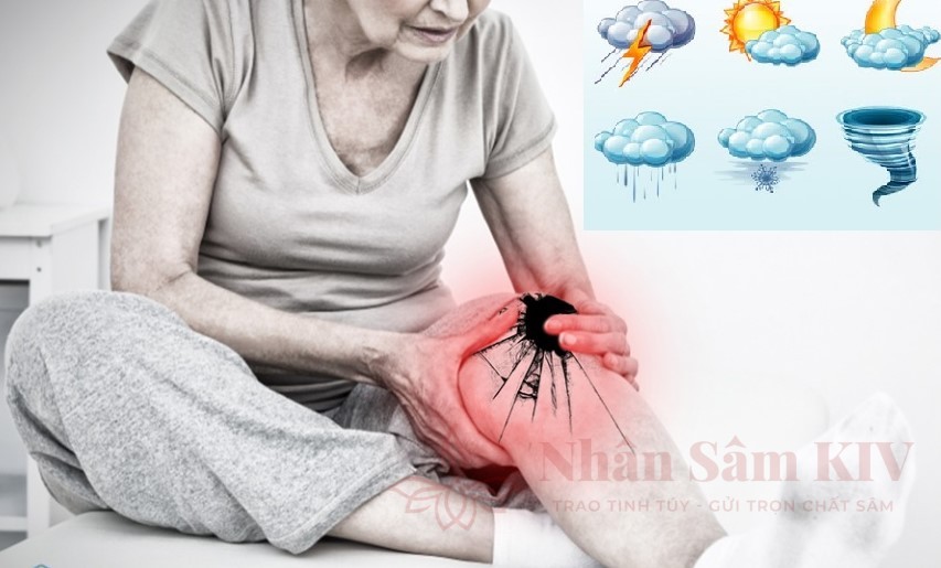 Đau nhức xương khớp khi thời tiết thay đổi