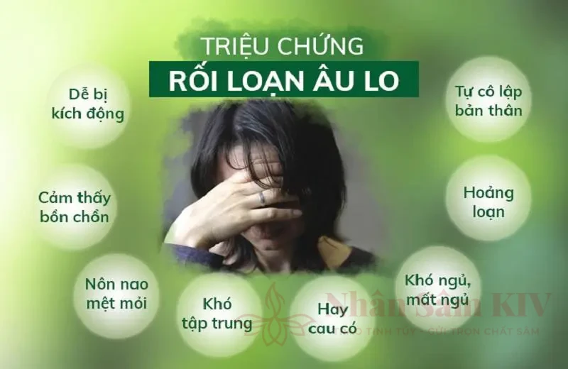 Triệu chứng rối loạn lo âu