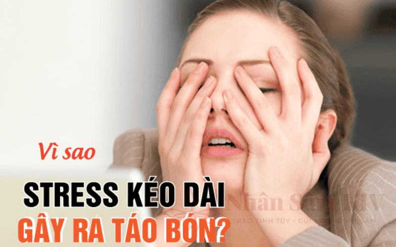 Tại sao stress gây táo bón