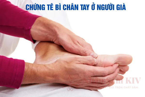 Chứng tê bì chân tay ở người già