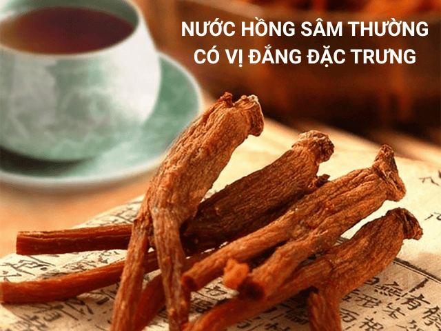 Nước hồng sâm truyền thống thường bị bỏ dở giữa chừng