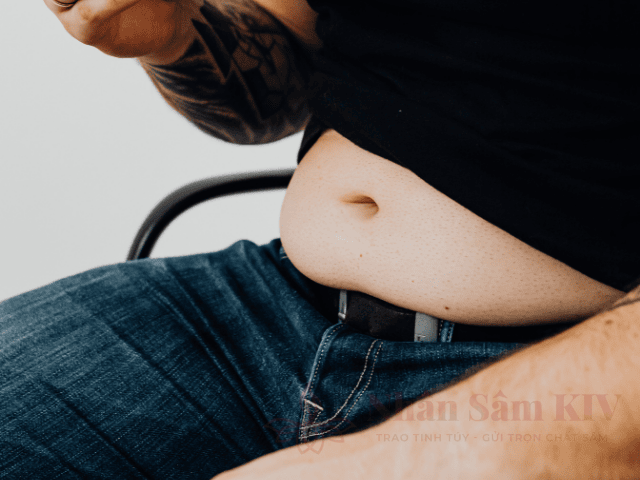 Béo bụng dưới ở giới văn phòng