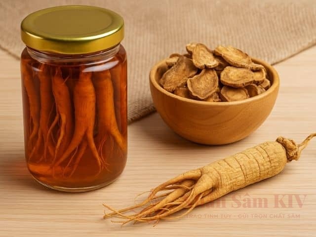 Sâm ngâm mật ong